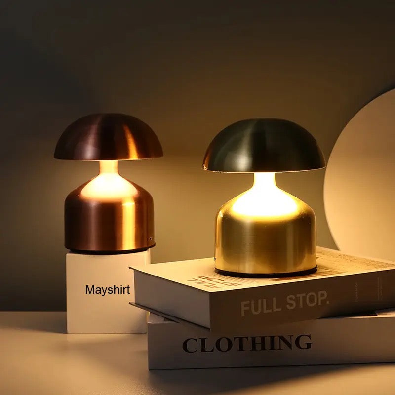 Mushroom Table Lamp, Cordless Portable Desk Lamp, Rechargeable Night Light, Luxury Cordless Party Table Top Lamp, Retro Home Decor Bedroom Touch LED Desk Lamp, Portable Touch Sensor Desktop Lamp Mushroom Table Lamp, Cordless Portable Desk Lamp, Rechargeable Night Light, Luxury Cordless Party Table Top Lamp, Retro Home Decor Bedroom Touch LED Desk Lamp, Portable Touch Sensor Desktop Lamp